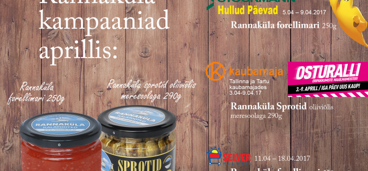 5.04.2017 – Rannaküla kampaaniad aprillikuus